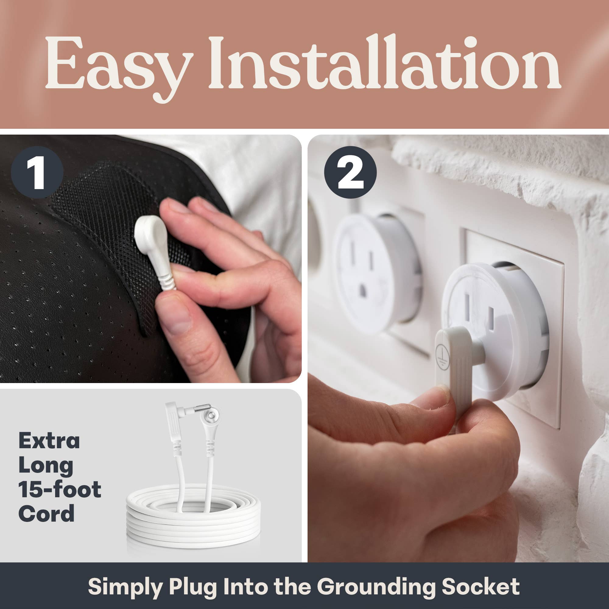 GAYA - Wholesale Bed Runner - Grounding Mat for Bed – Better Sleep & Inflammation, Full6