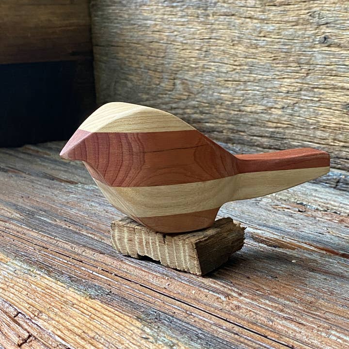 The Haven Woodshop - Wholesale Decorative Tabletop Object - Handcrafted Layered Wooden Birds17