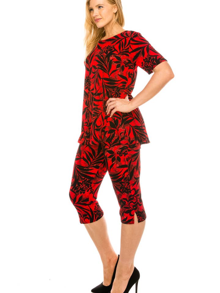 BNS Capri Pant Set - 9003BN-SRP1-W173 for wholesale by Jostar