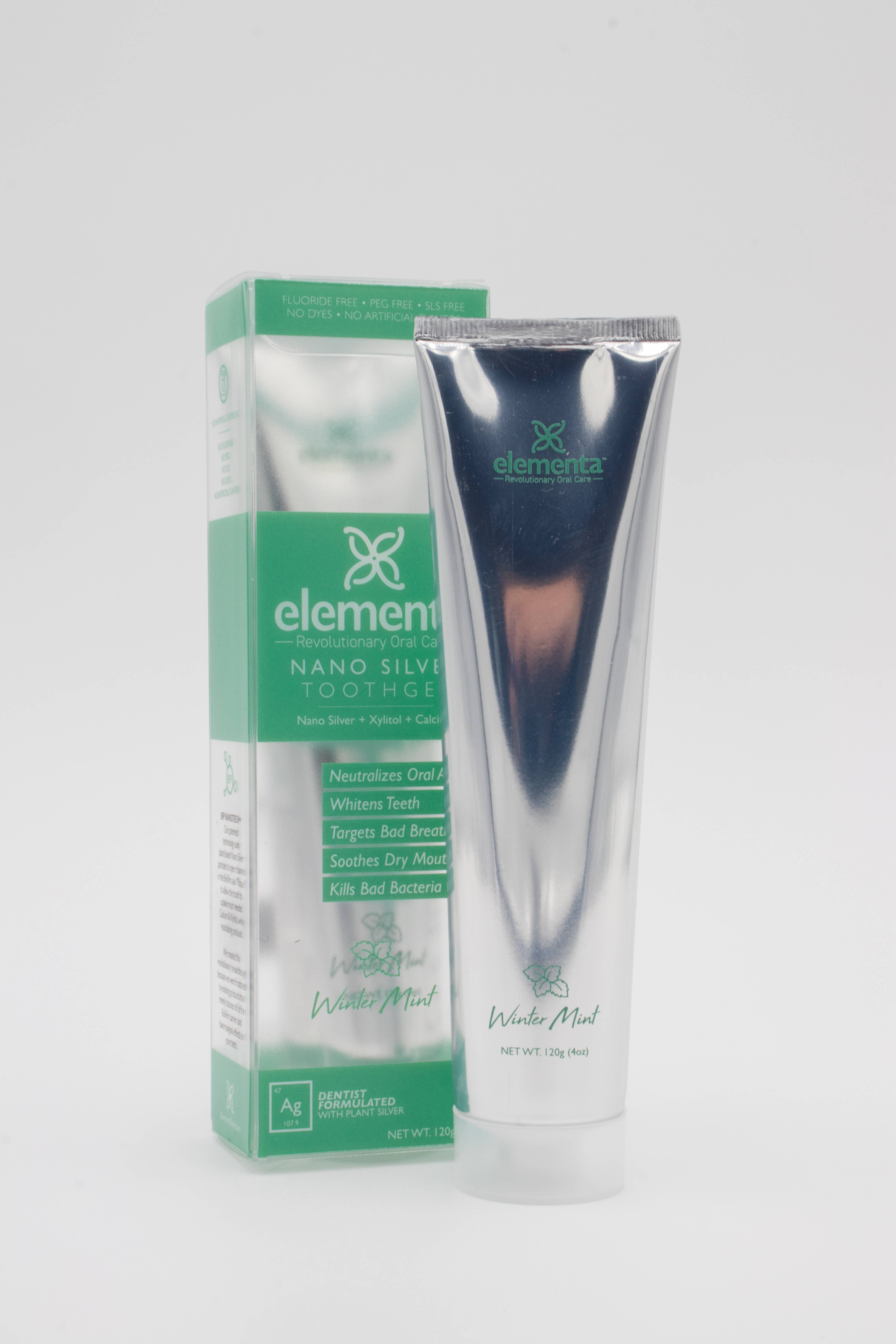 Elementa Silver - Vendita all'ingrosso Dentifrici - Gel Dentifricio al Nano Argento - 4 oz5
