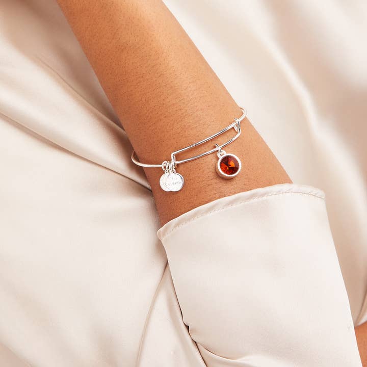 Alex + Ani - Wholesale Charm/Dangle Bracelet - November Birthstone Charm Bangle, Topaz