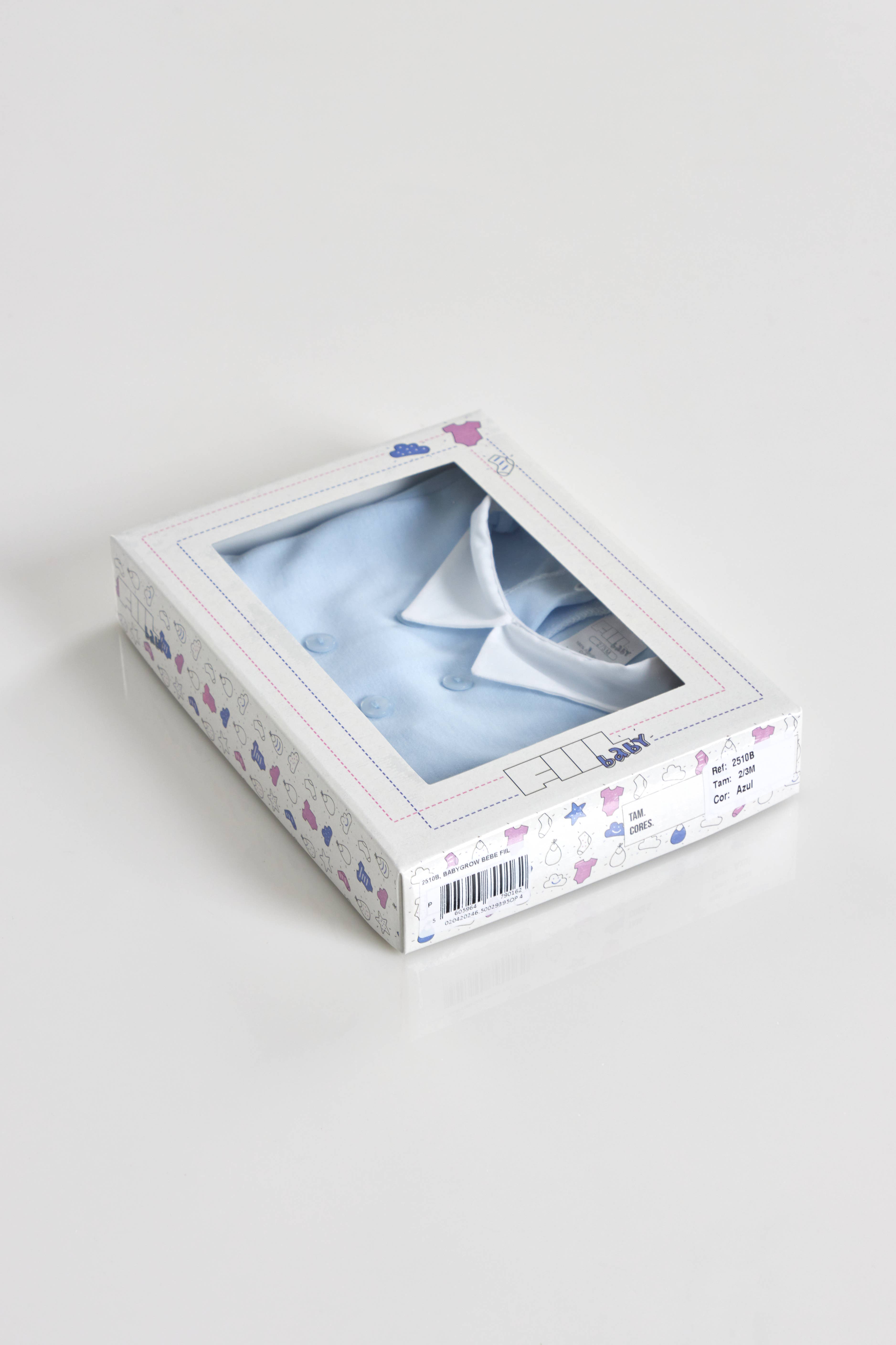 Amorim Gerações, LDA - Wholesale Jumpsuit - Baby - Baby Boy Buttons Cotton Babygrow 2510B1