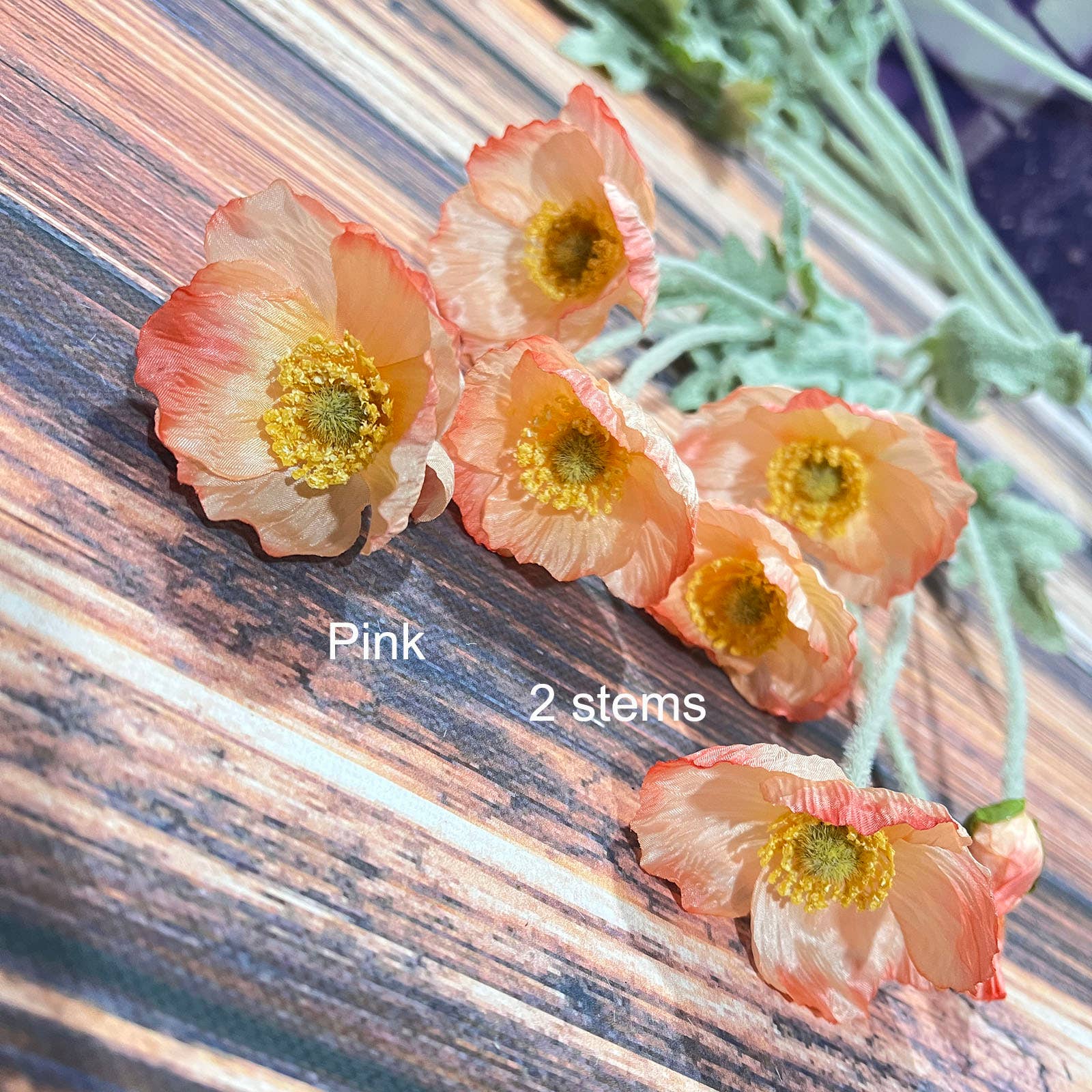 ACNITE(We cover U.S. import duties) - Wholesale Artificial Flowers - Artificial silk poppy Flowers for DIY home/wedding decor5