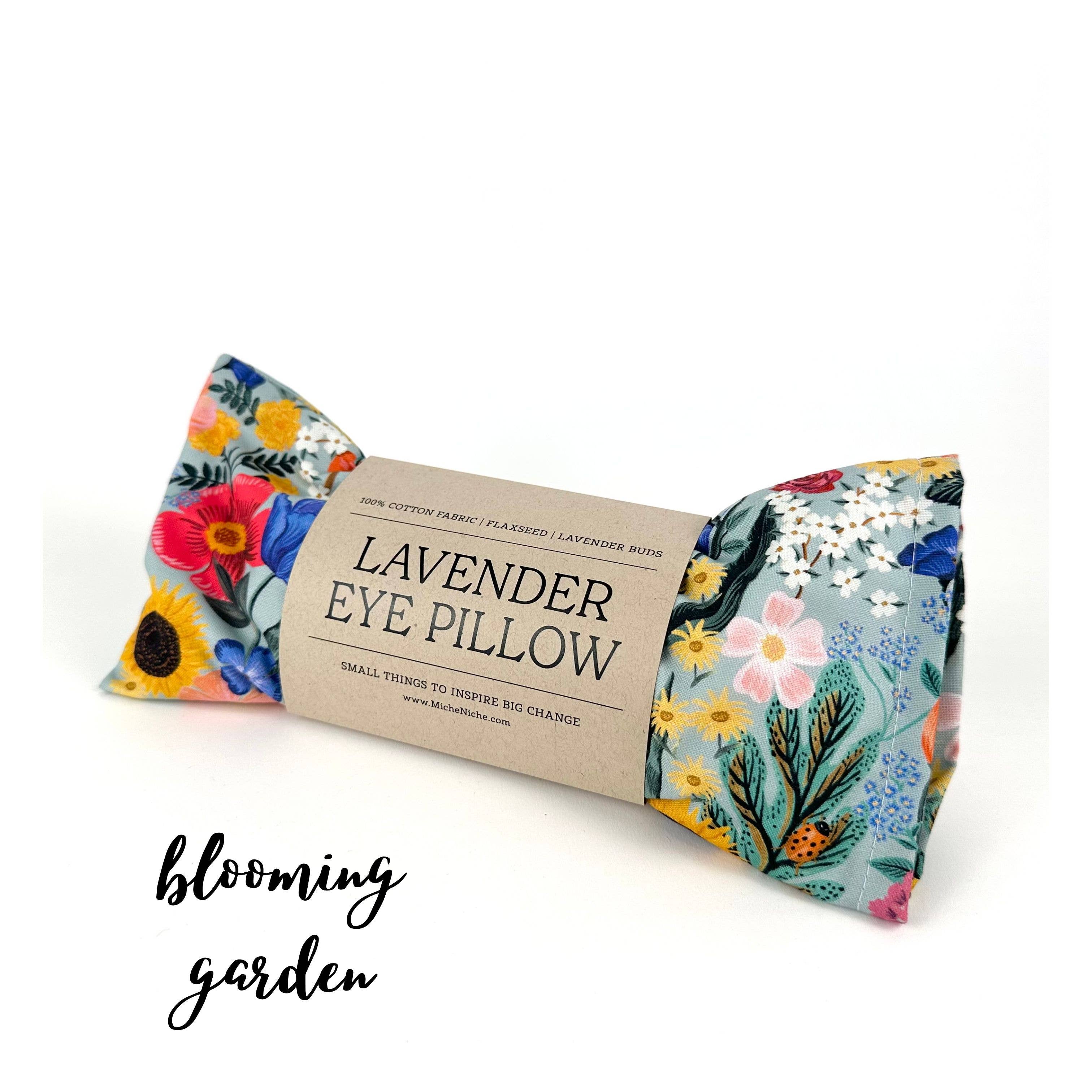 Miche Niche - Venta al por mayor Cojín de spa/terapia - Almohada para ojos color lavanda | Colección Rifle Paper Co0