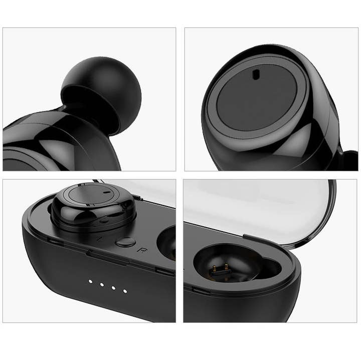 Infinite Basics - Wholesale Headphones - Wireless Earbuds with Charging Case & Touch Controls2