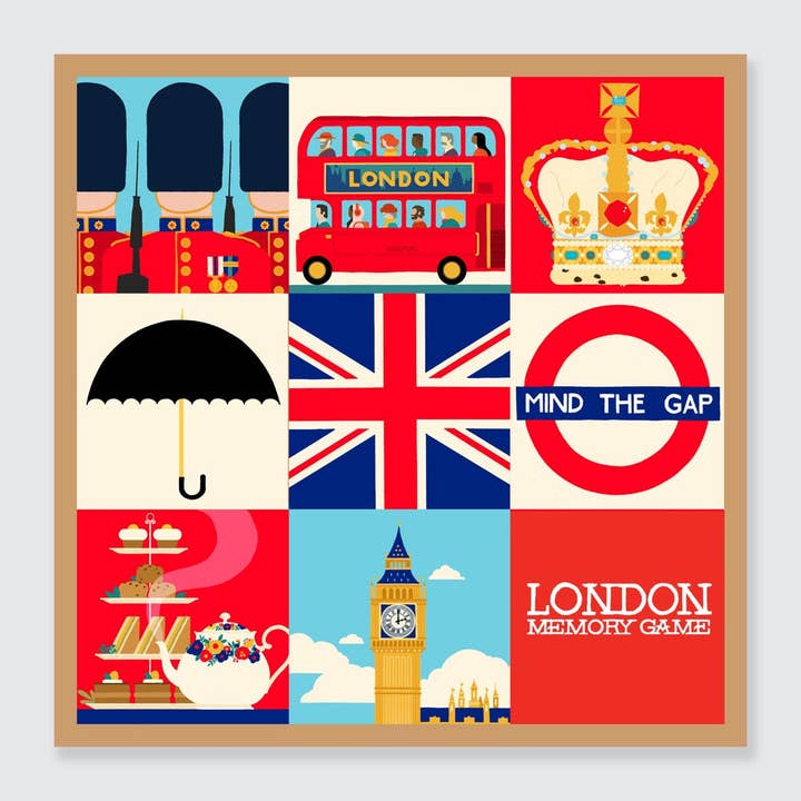 London Memory Game for wholesale by AMMO Books