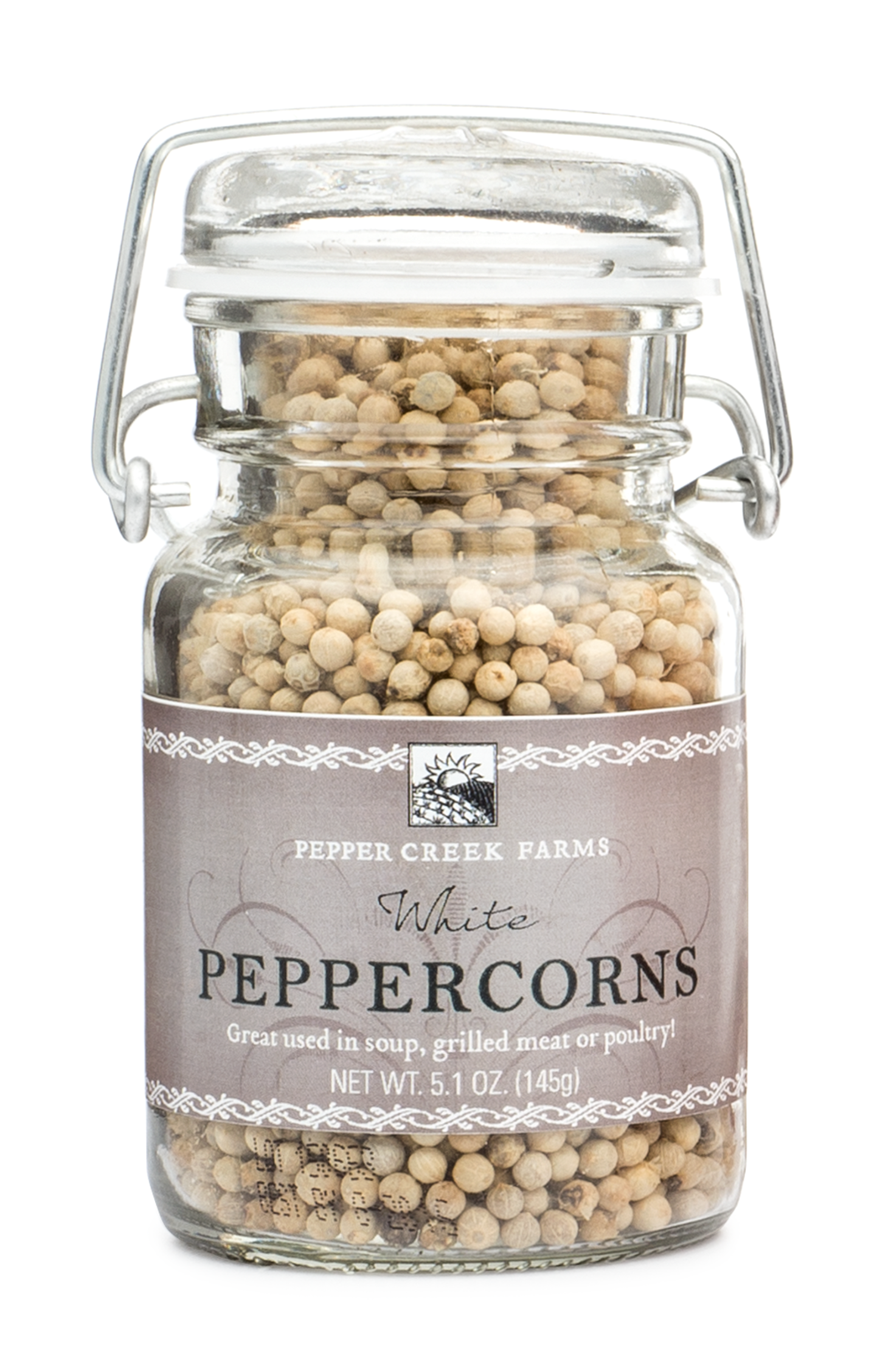 Pepper Creek Farms - Vente Poivre/grains de poivre - Cains de poivre blanc 5,1 oz.0
