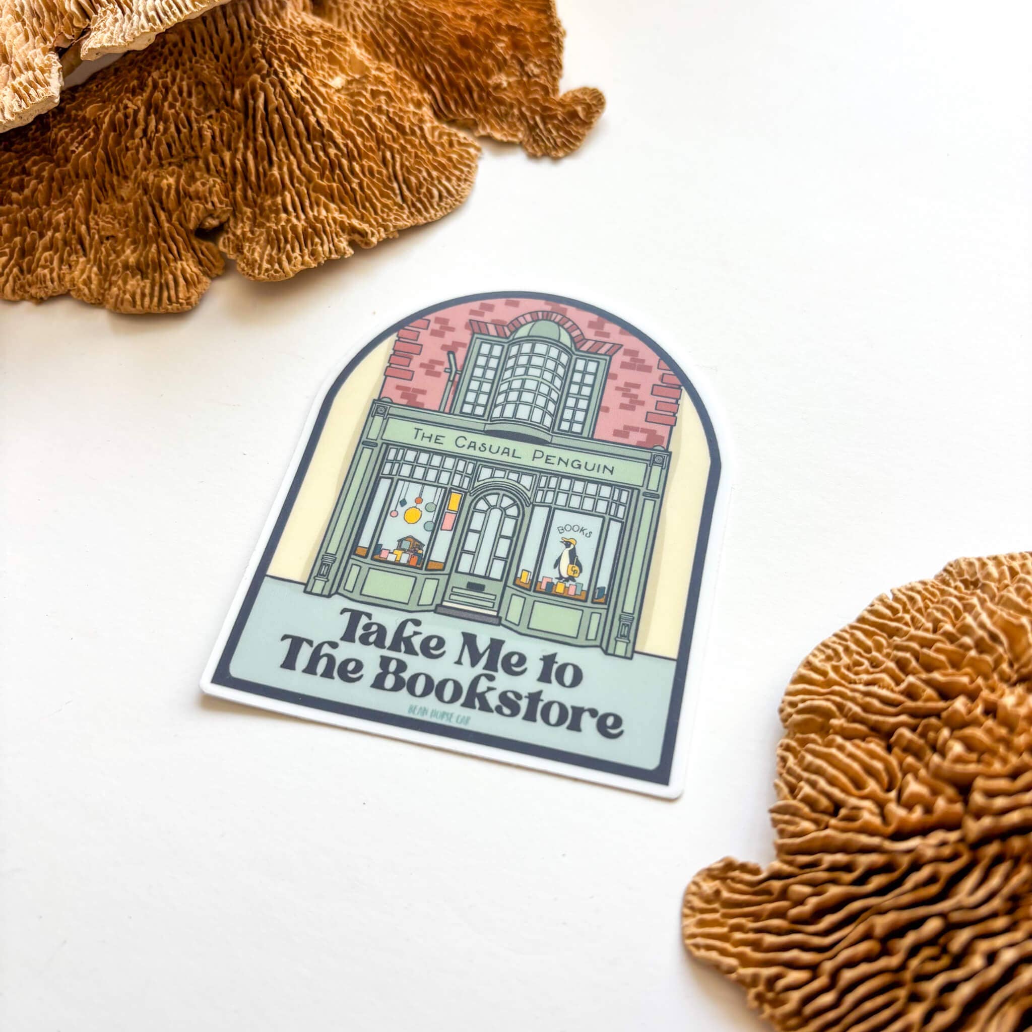 Bean Horse Car Designs - Wholesale Sticker - Take Me To The Bookstore Sticker2
