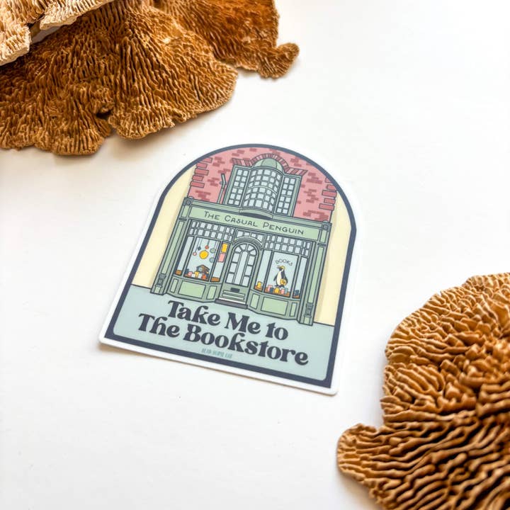 Bean Horse Car Designs - Wholesale Sticker - Take Me To The Bookstore Sticker2