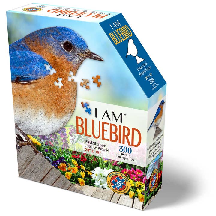 Madd Capp Games & Puzzles - Wholesale Puzzle - Adult - I AM Bluebird 300 piece jigsaw puzzle - gift