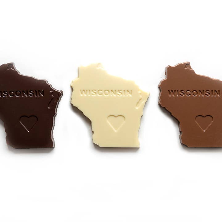 Mr B's Chocolates - Wholesale Chocolate Bar - I Love Wisconsin Chocolate Bar*