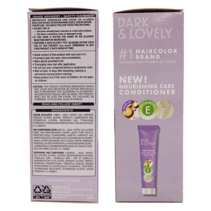 KT Supply - Wholesale Hair Dye - Dark And Lovely Fade Resist Hair Color, Rich Auburn, 3741