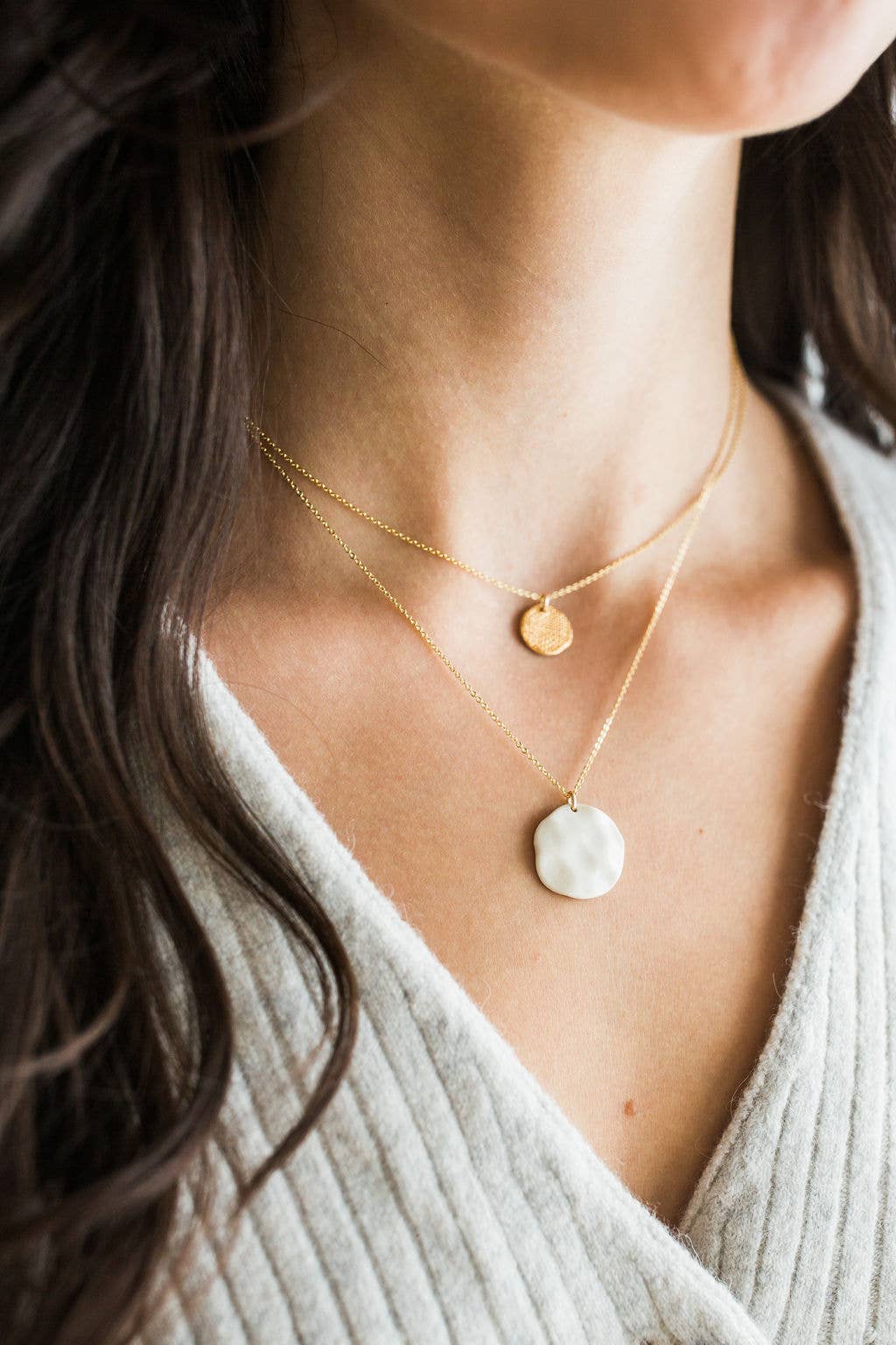 Jenna Vanden Brink Ceramics – Großhandel Kette mit Anhänger/Charm – Halskette mit Sonne und Mond (Mini)4