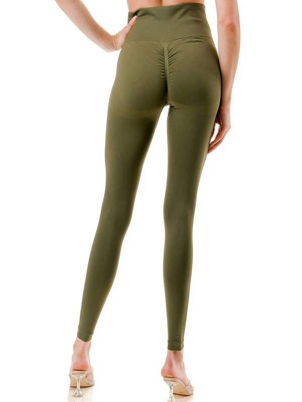 MIO WHOLESALE - Wholesale Athletic/lounge leggings – Women's - LEG09 BUTT LIFT HIGH WAIST LEGGINGS