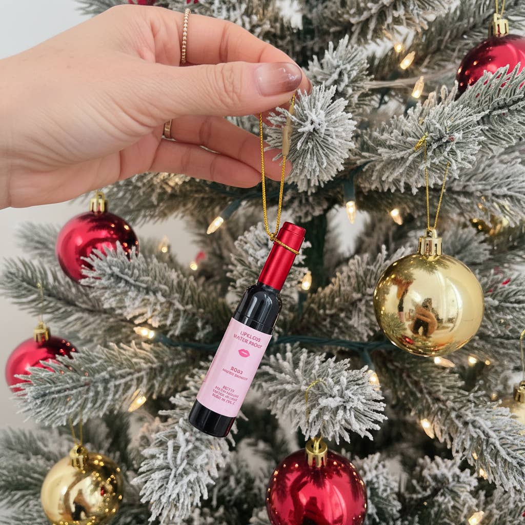 42POPS - Wholesale Lip Stain/Dye/Tint - `.Wine Bottle shape Lip Tint / Christmas Ornament1