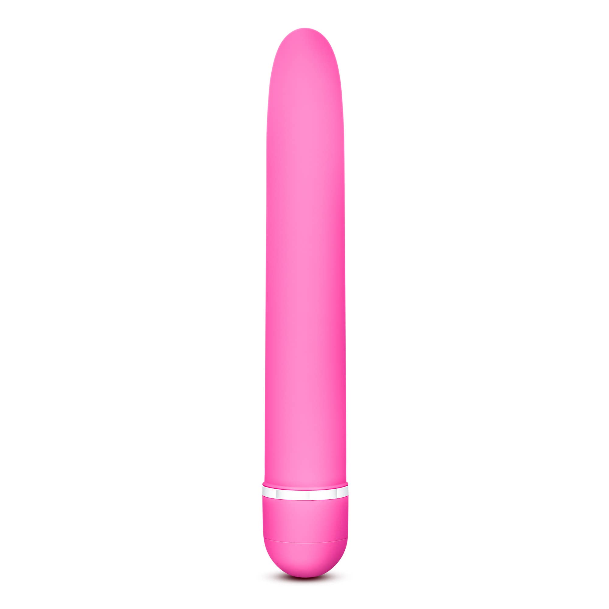 Blush - Wholesale Sex Toy - Rose - Luxuriate - Classic Elegant 7" Slim Vibrating Wand5