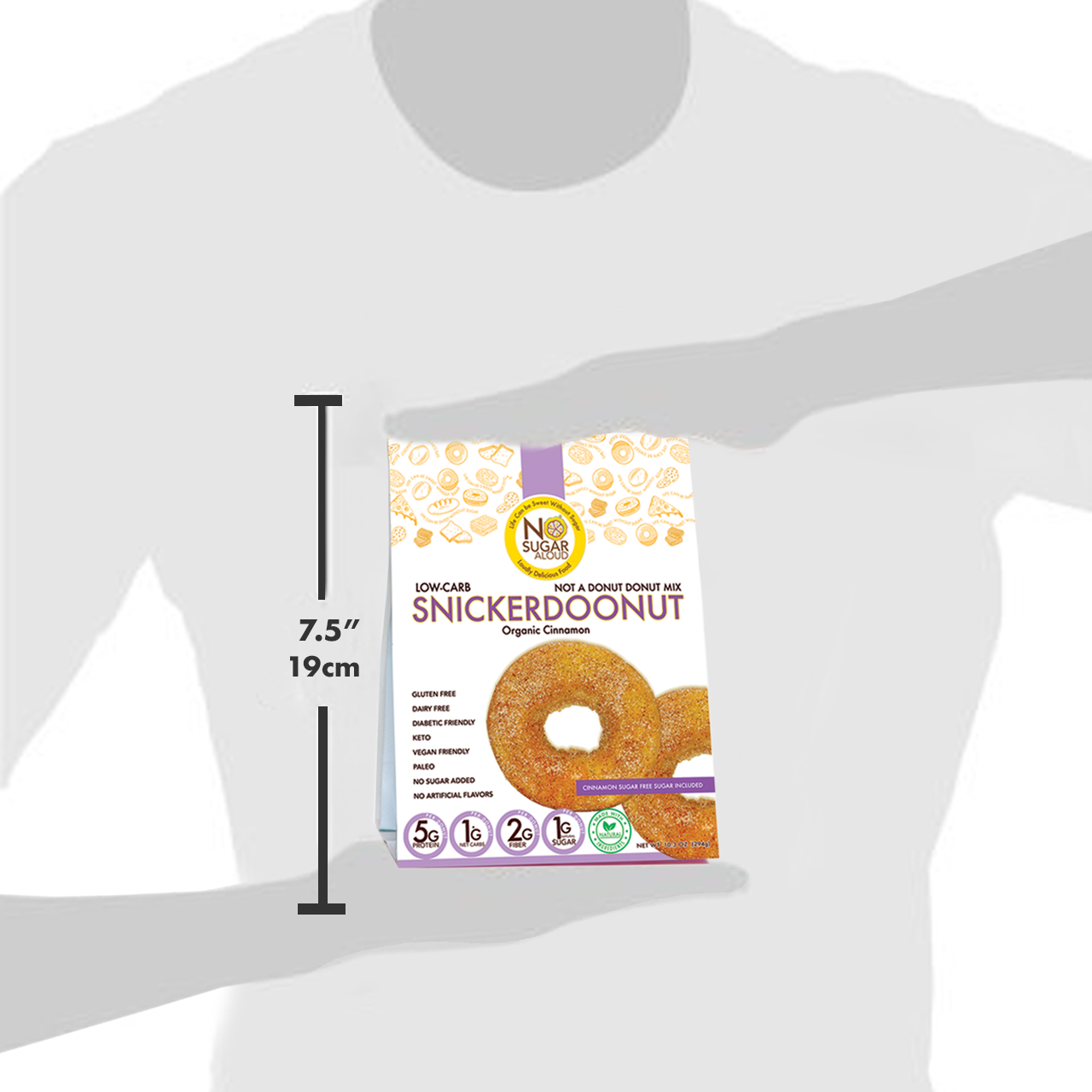 No Sugar Aloud LLC - Wholesale Cake Mix - Low Carb Snikerdoonut Donut Mix8
