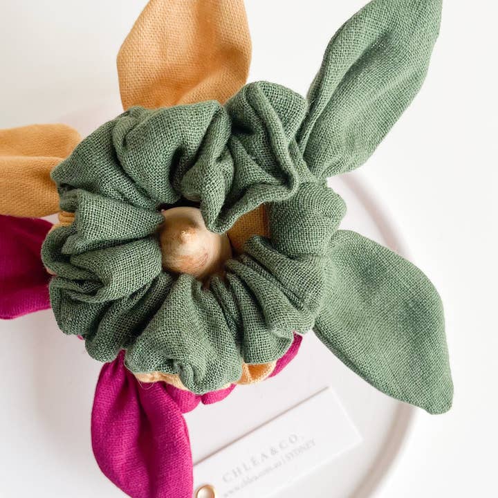 Alice Jane Bunny Scrunchie for wholesale by Chlea & Co.