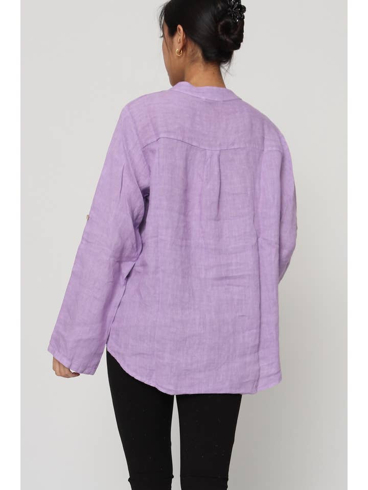 LÉA & LUC – wholesale Blouse – Women’s – 100% Linen Blouse REF. 664917