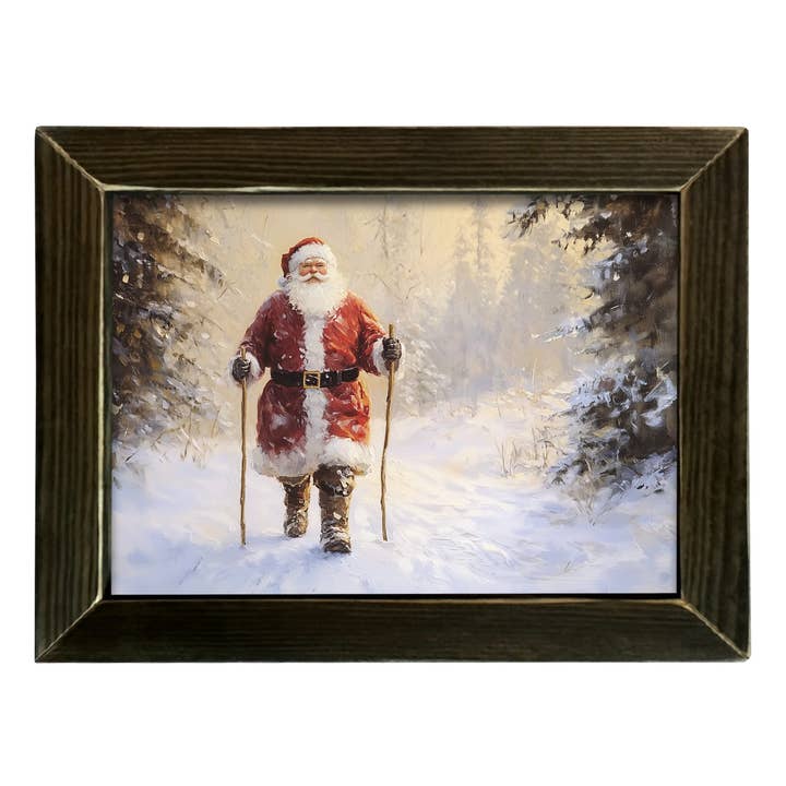 HMK397L Walking Santa for wholesale by JanMichaels Art & Home