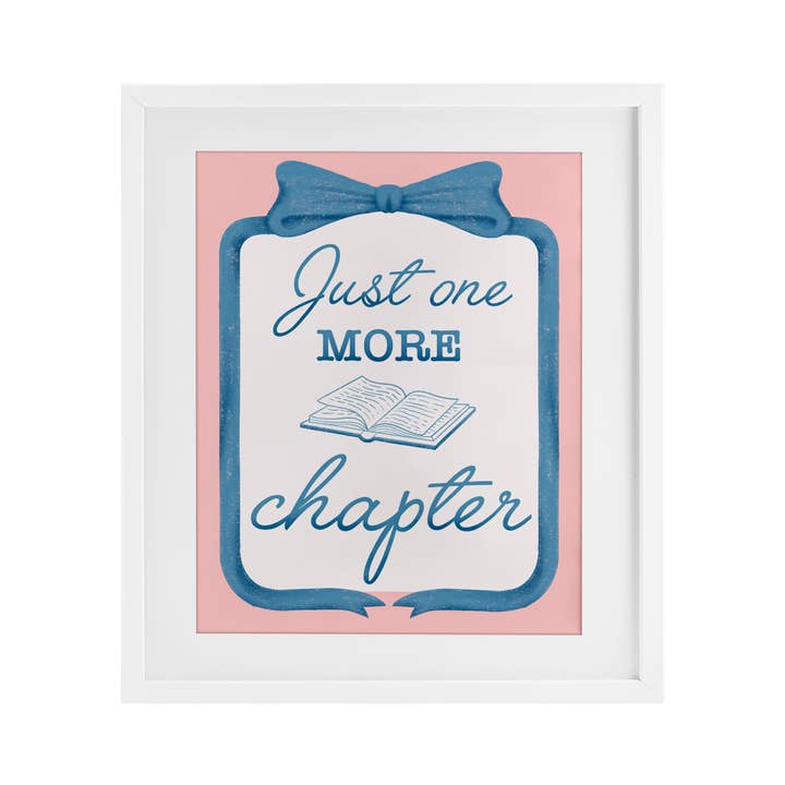 Stupell Industries - Wholesale Wall Sign - Chic Just One More Chapter - Print Under Glass Wall Art12