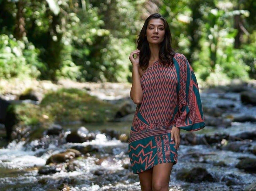 Bijondo - Wholesale Dress - Women's - Short rayon dress Charlize4