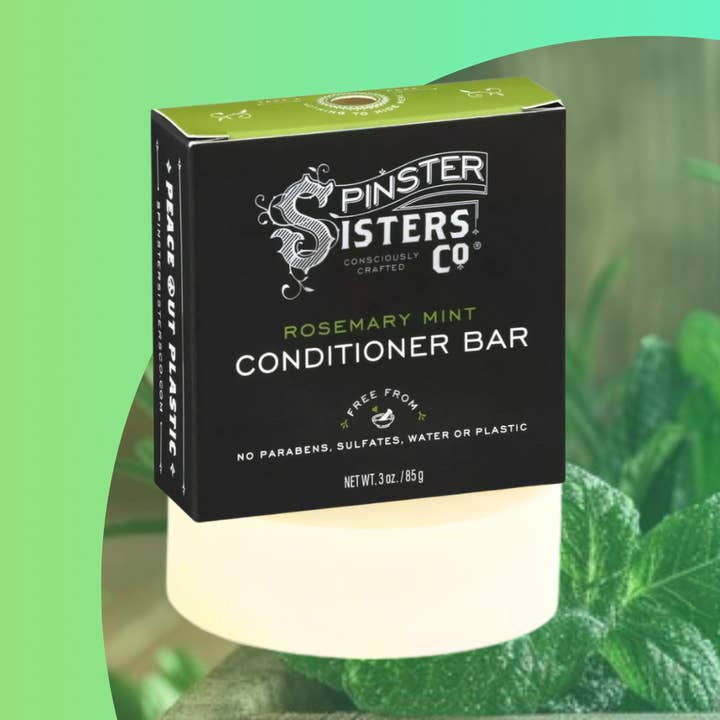 Barra Condicionadora de Cabelo Rosemary Mint: Hidratante e Nutritiva por atacado de Spinster Sisters Co. / Old Salt Grooming Supply