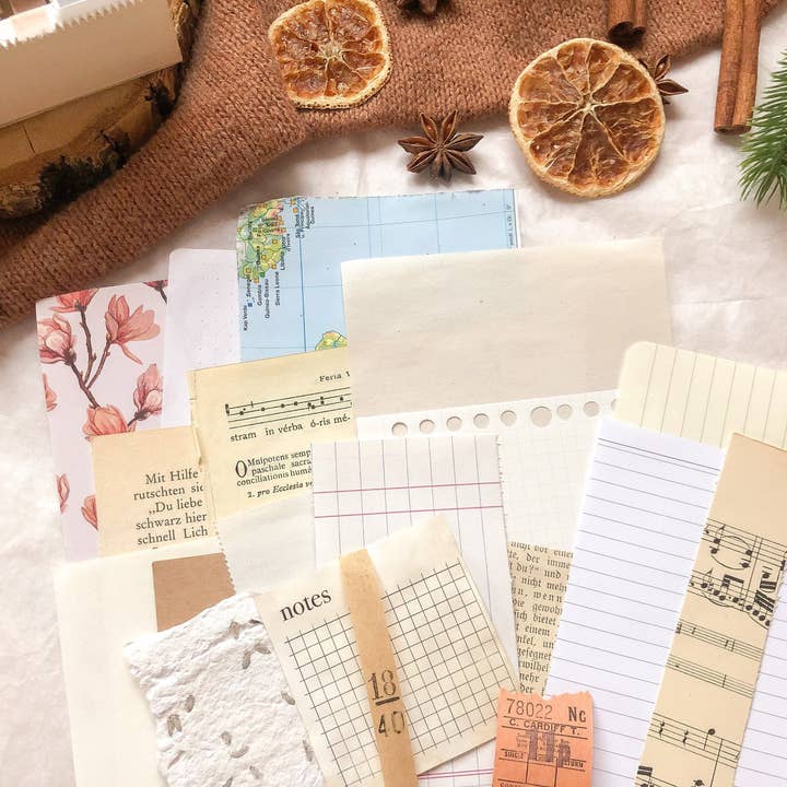 samesjournal - Wholesale Scrapbook - Paper set, various scrapbook papers, samesjournal