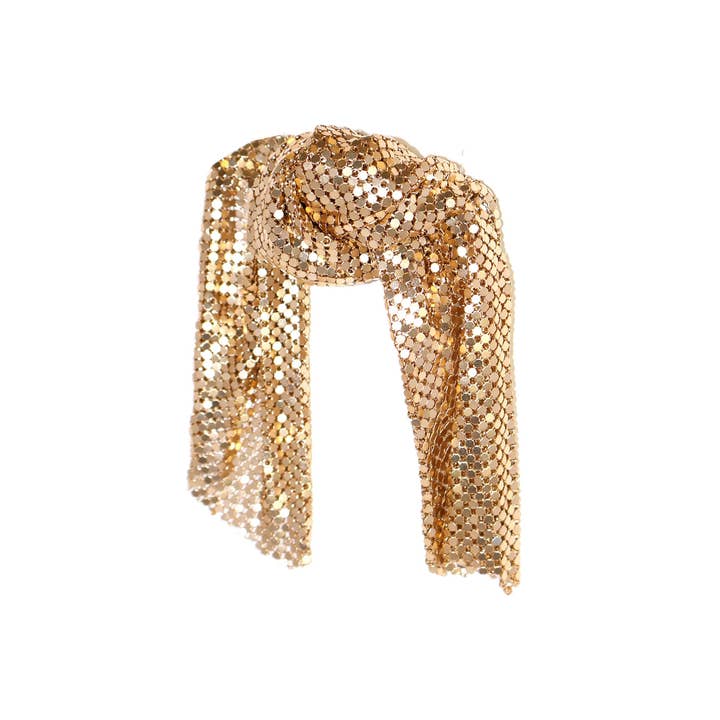 MAILLEAU KNOTTED DRAPED BARRETTE for wholesale by Epona Valley