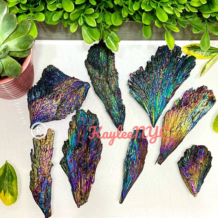 Wholesale Lot 1 Lb Natural Titanium Black Kyanite Crystal Ni for wholesale by KayleeNYC