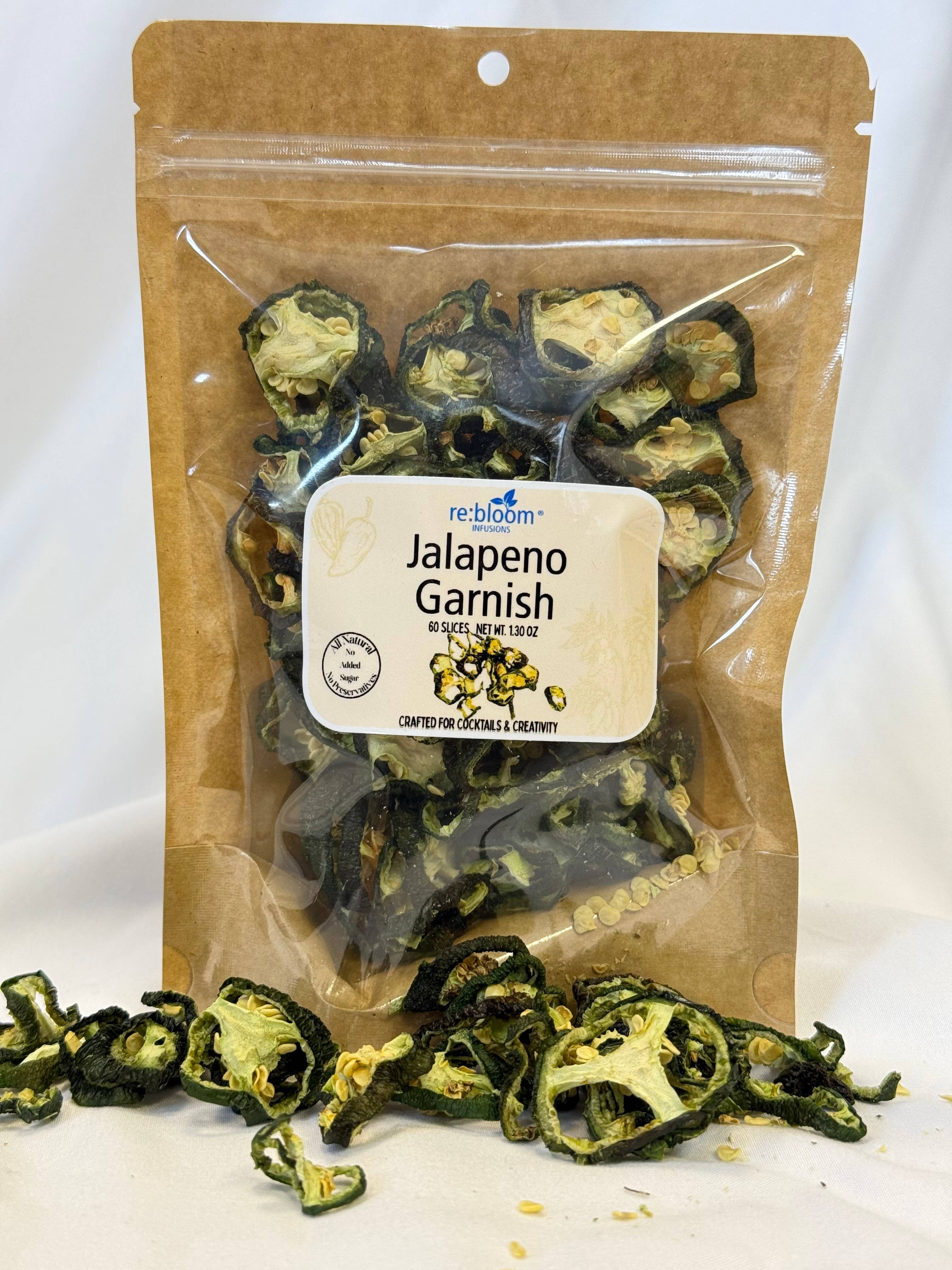 RE:BLOOM INFUSIONS LLC - Wholesale Dried Spice - Jalapeño Garnish