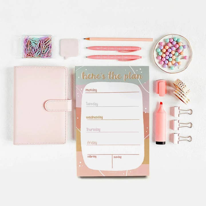 Here's The Plan Notepad for wholesale by VimAnnVigor