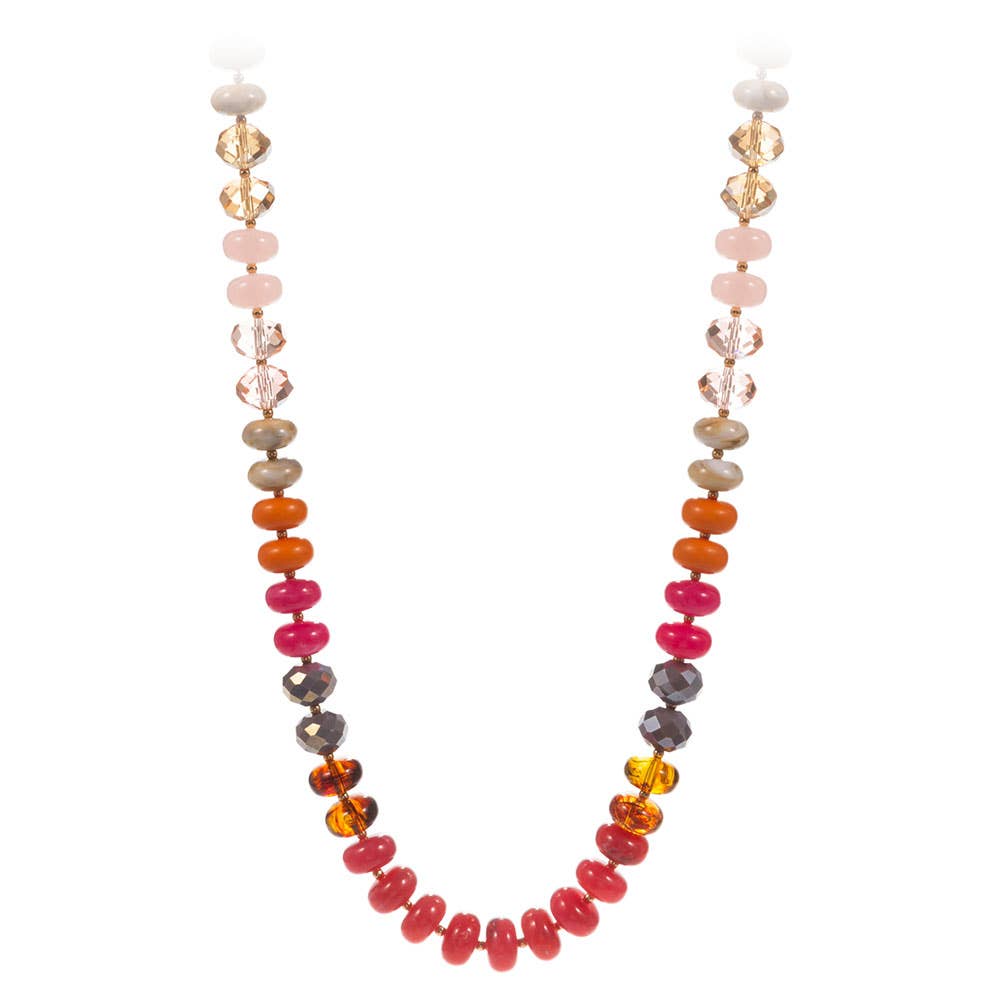 Sensibling Corp. - Wholesale Beaded/Pearl Necklace - Gradient Multi Beaded Necklace3