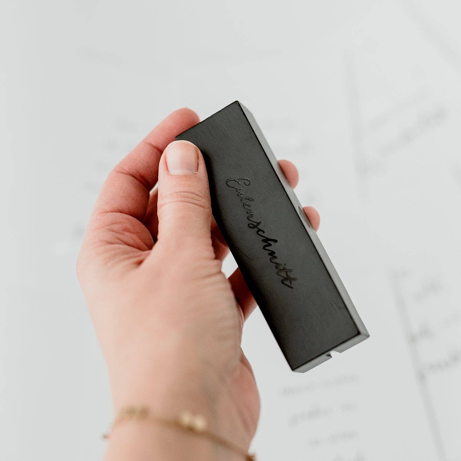 Eulenschnitt - Wholesale Picture Frame Stand - Card stand set of 2 - 10.5 cm heart black (PU = 6 sets)3