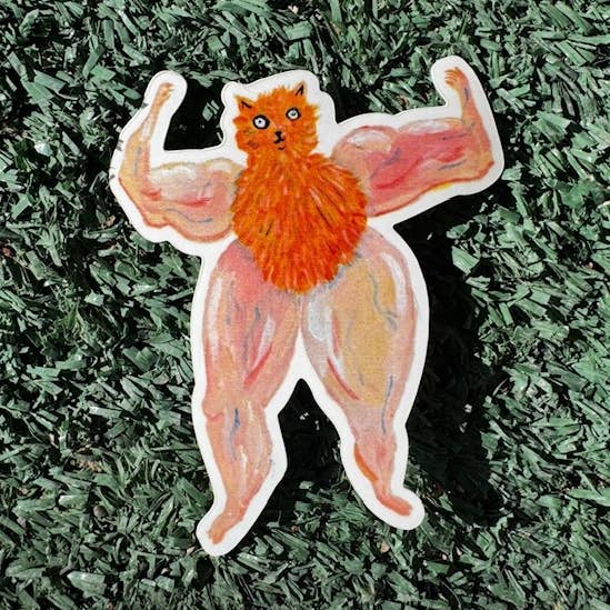 Buff Pomeranian Sticker for wholesale by VERYUSUAL