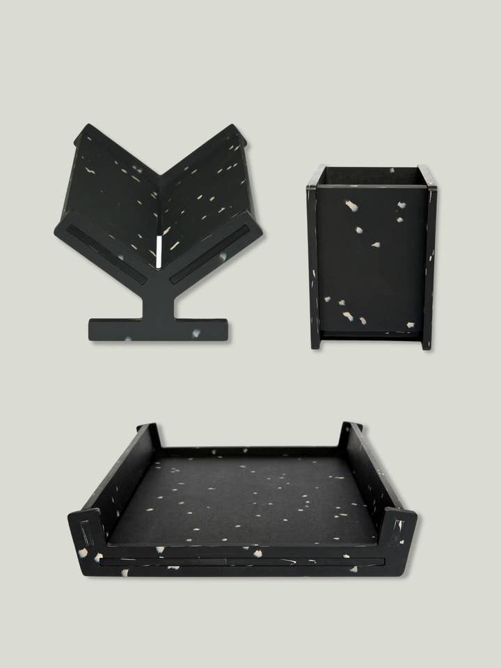 DESKOFFISET ARBETSBORDSSET SVART för wholesale av Regenesi