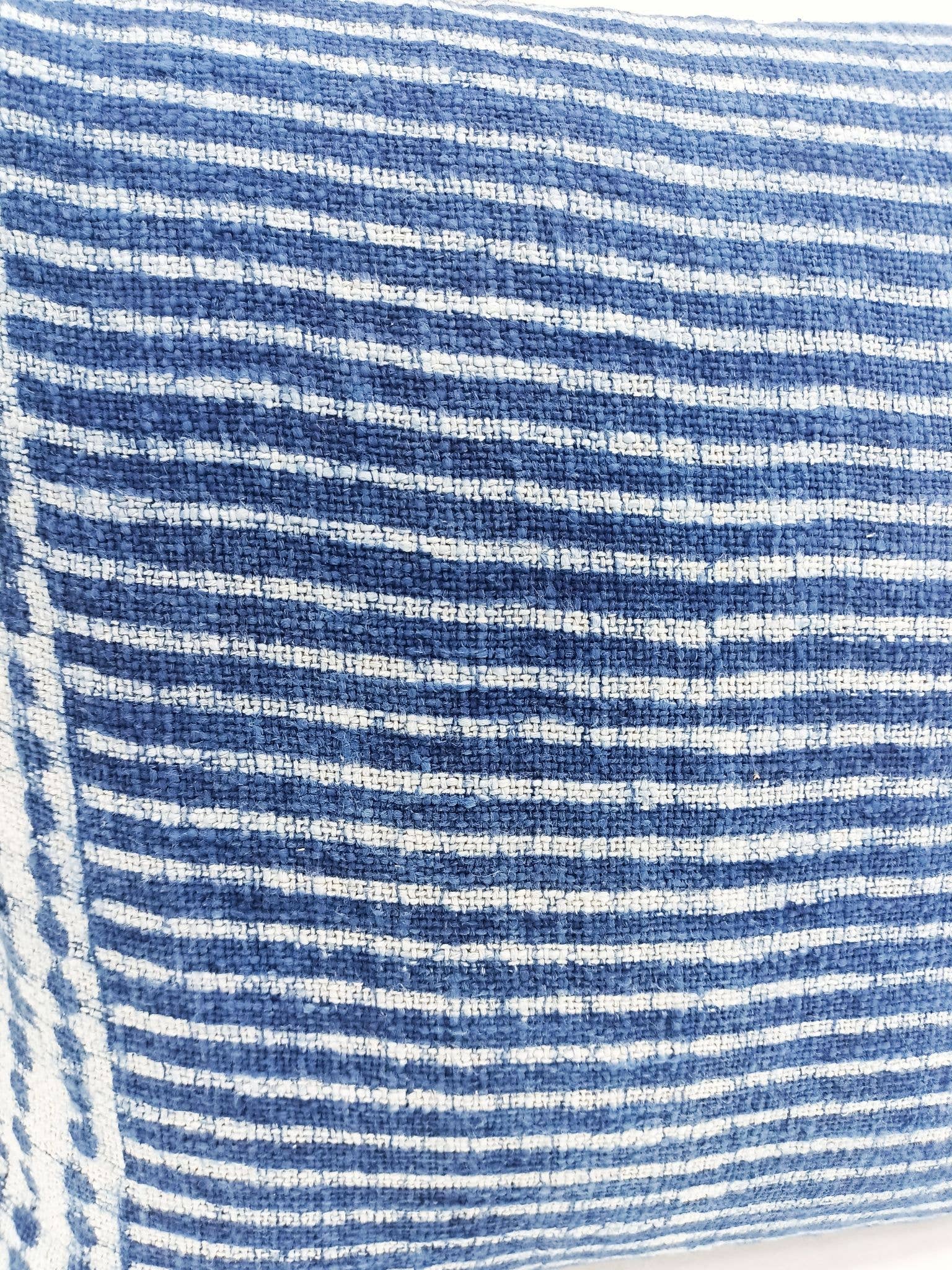 Eyda Homes - Wholesale Throw Pillow Cover - Indigo Blue 18x18 Dabu Cotton Pillow Cover Handmade Decor9