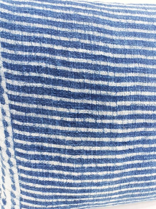 Eyda Homes - Wholesale Throw pillow cover - 18X18 Indigo Blue Indian Dabu Printed Cotton Pillow Cover 9