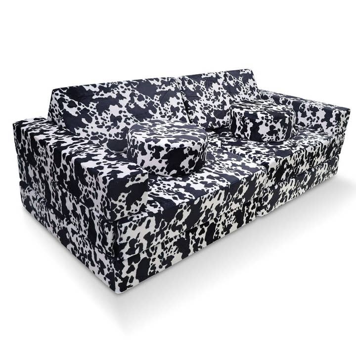 American Farm Company – Engroshandel Stol - Børn – Western ko-print børn 14-delt skumsofa5