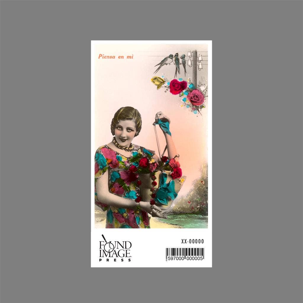 Found Image Press - Vente Autocollant - Autocollant LO-01 Pense à moi, Piensa en mi1