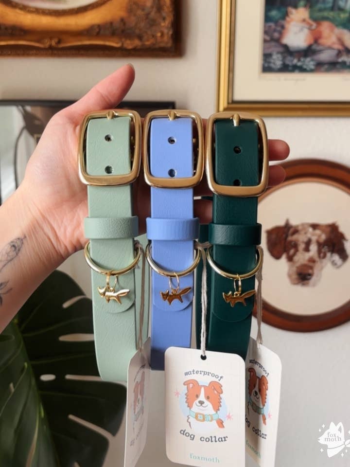 Waterproof Biothane Dog Collar | Forest Tones for wholesale by FoxMoth
