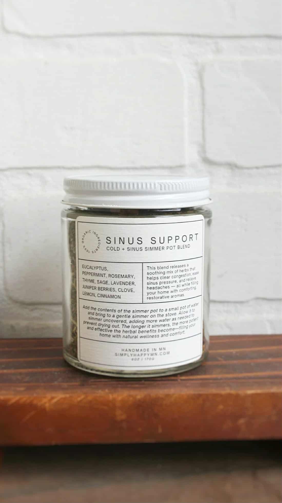 Simply Happy - Wholesale Potpourri - Sinus Support | Cold + Sinus Simmer Pot Blend4