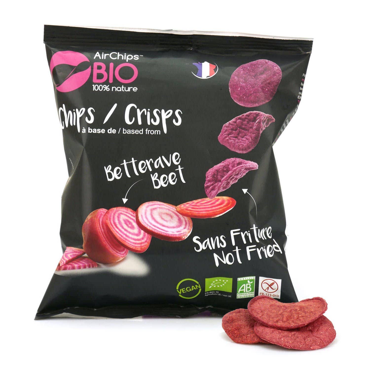 Airchips Nutrition - Wholesale Chips - Beetroot chips (30g) 1 BUY 1 FREE DDM 31/03/241