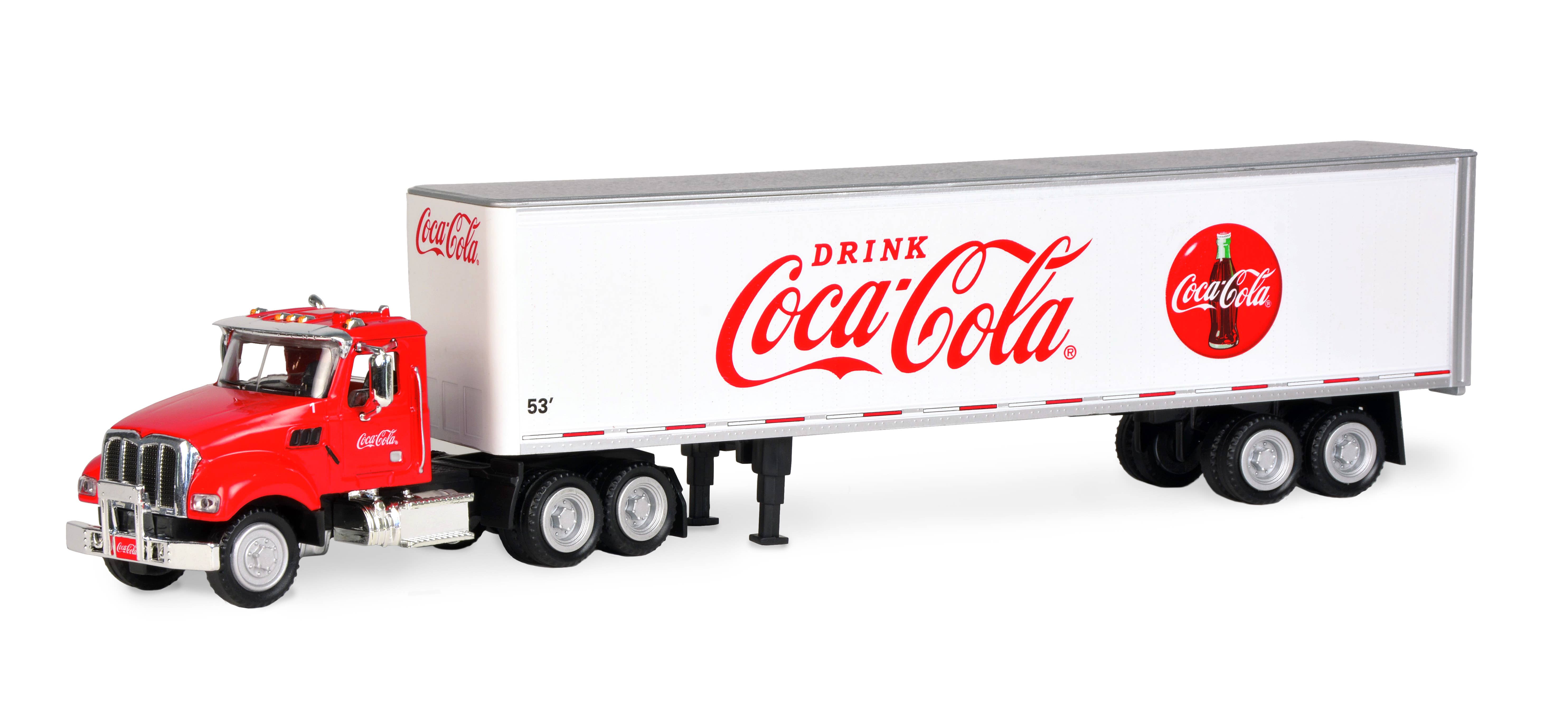 Motor City Classics, Inc. - Wholesale Decorative Tabletop Object - 1:50 Scale Coca-Cola 53' Tractor Trailer Diecast Model9