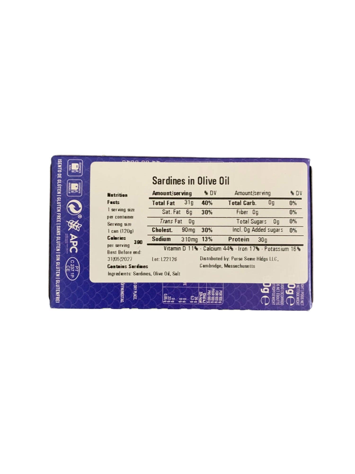 Tin Can Fish ( BELA, Cantara, Mar, Porthos, Varina ) - Wholesale Tinned Fish - Manná Sardines in Olive Oil - 6 Pack1