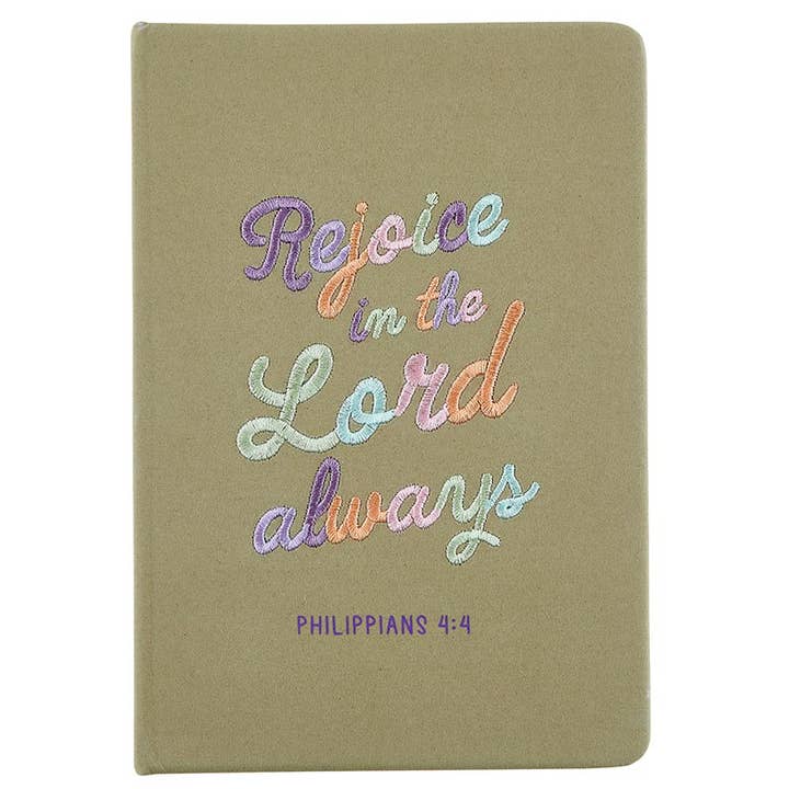 Faithworks by Creative Brands - Wholesale Journal/Diary - Embroidered Journal - Rejoice In The Lord2