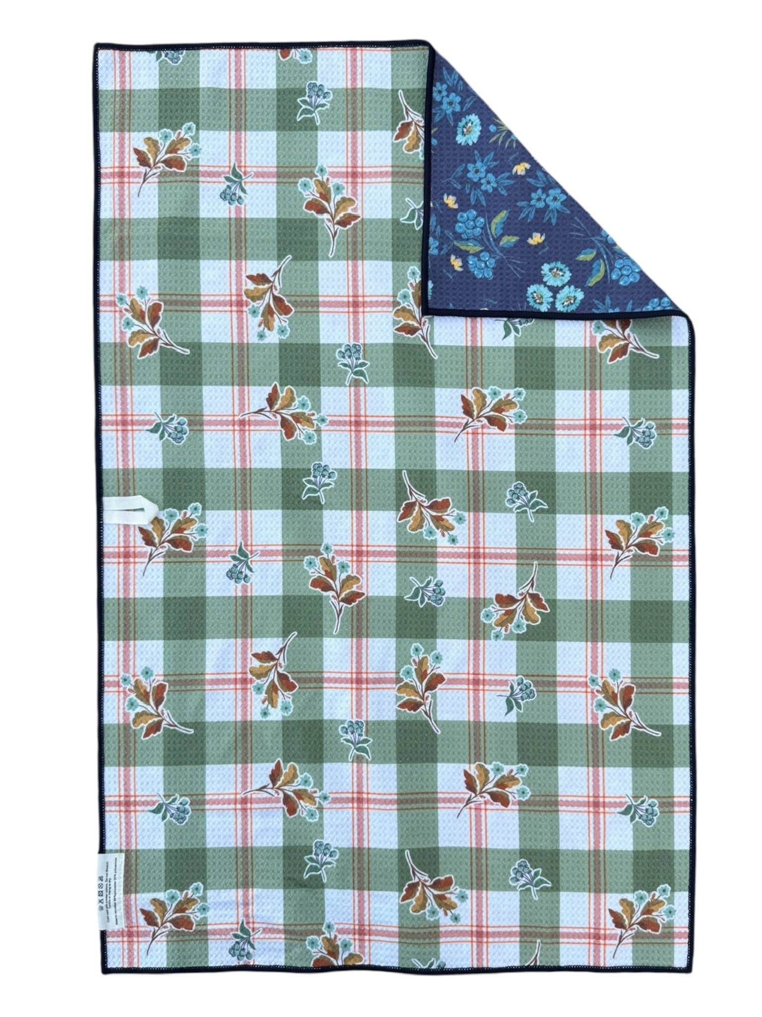 Blue Green Kristine: Reversible Hand Towel for wholesale on Faire1