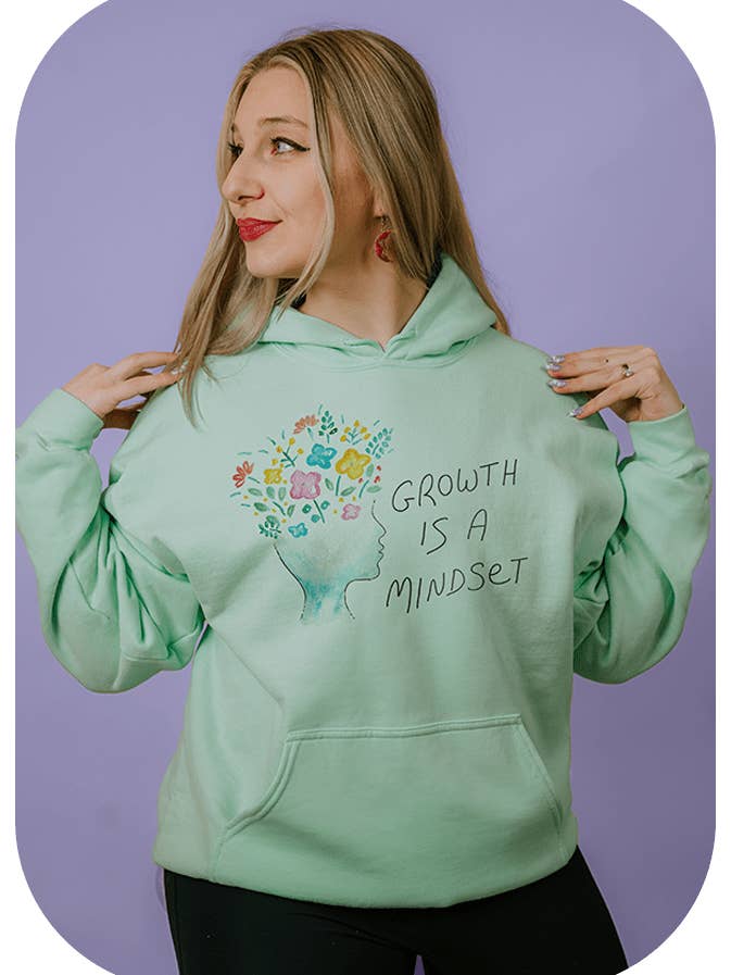 Wachstum ist eine Denkweise - Hoodie für den Großhandel von Self-Care Is For Everyone