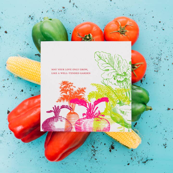 Ampersand M Studio - Wholesale Wedding Card - Garden Love Wedding Greeting Card3
