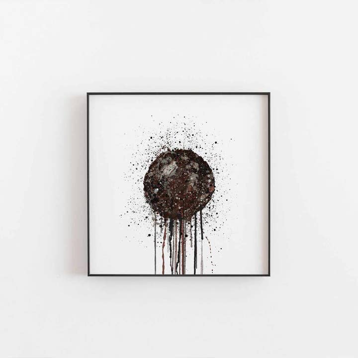 We Love Prints – wholesale Art print – Black Pudding Wall Art Print1